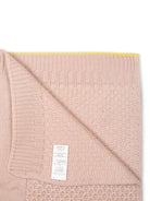 Coperta per neonata Gensami kids rosa lavorato all'uncinetto COP01-B-ONDA CAMEO PINK GENSAMI KIDS 