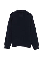Maglione per bambino Douuod Kids blu con colletto stile polo DZ9P20 Z4117 620 DOUUOD KIDS 