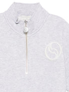 Felpa per bambina Stella McCartney Kids grigia con collo a lupetto TY4C00 Z0499 807 STELLA McCARTNEY KIDS 