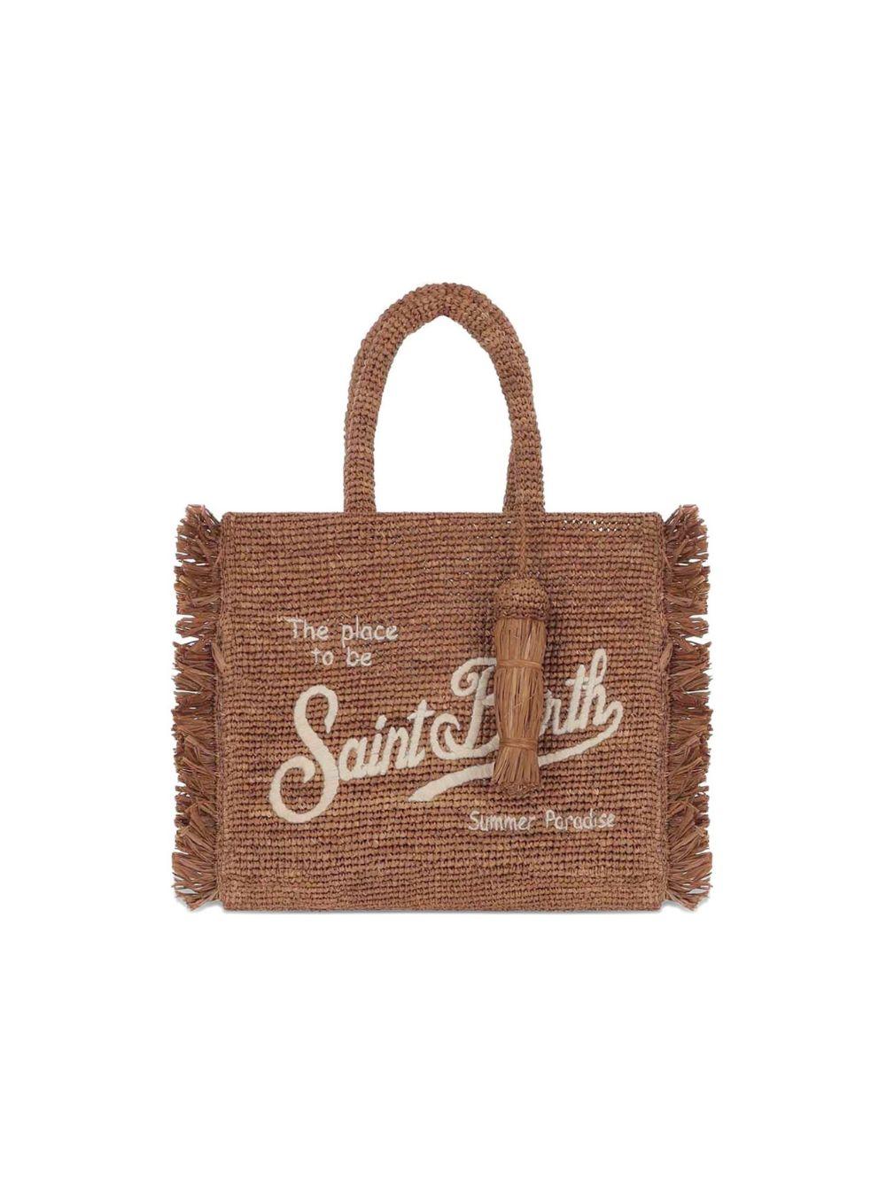 Borsa Colette MC2 Saint Barth marrone con dettaglio nappa COL0026 00452L MC2 ST. BARTH KIDS 