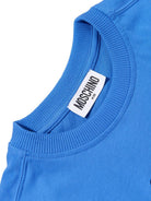 T-shirt per bambini Moschino Kids blu con stampa grafica orsetti HUM05PLAA23 40630 MOSCHINO KIDS 