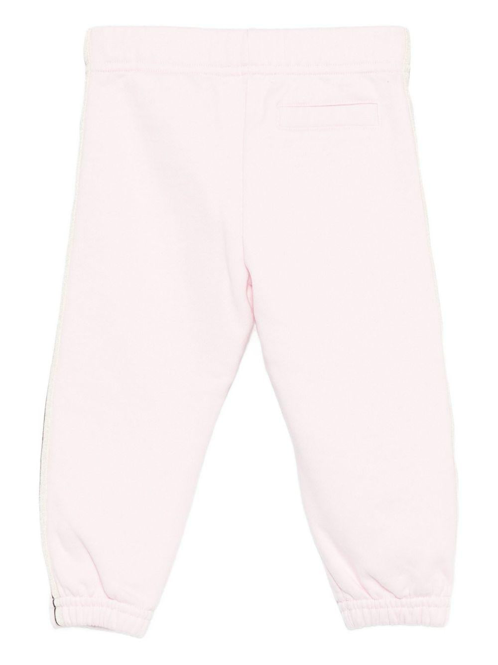 Pantaloni sportivi per neonata Palm Angels Kids rosa con vita elasticizzata PG4X002F25FLE001 3C03 PALM ANGELS KIDS 