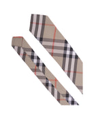 Cravatta per bambino Burberry Kids beige con caratteristico motivo Vintage Check 8117408 B9368 BURBERRY KIDS 