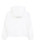 Felpa per bambina Givenchy Kids bianco con cappuccio e logo H30990 117 GIVENCHY KIDS 