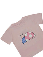 T- shirt per neonata Stella McCartney Kids rosa con stampa grafica sul davanti TY8021 Z0434 51R STELLA McCARTNEY KIDS 