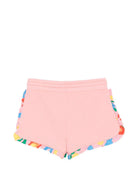Shorts per bambina Stella McCartney Kids rosa con dettagli floreali TY6C09 Z0499 509 STELLA McCARTNEY KIDS 
