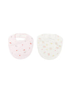 Set di due bavaglini per neonata Petit Bateau multicolore con stampa floreale A0FFR 01 PETIT BATEAU KIDS 