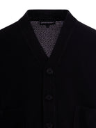 Cardigan per bambino Emporio Armani Kids blu con texture traforata EB001221 AF23412 UB118 EMPORIO ARMANI KIDS 