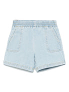 Shorts denim con motivo Pegaso per neonato ETRO KIDS azzurro con due tasche laterali GW6519 D0101 616 ETRO KIDS 