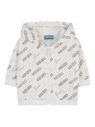 Tuta sportiva per neonato Kenzo Kids bianca con stampa K61705 117 KENZO KIDS 