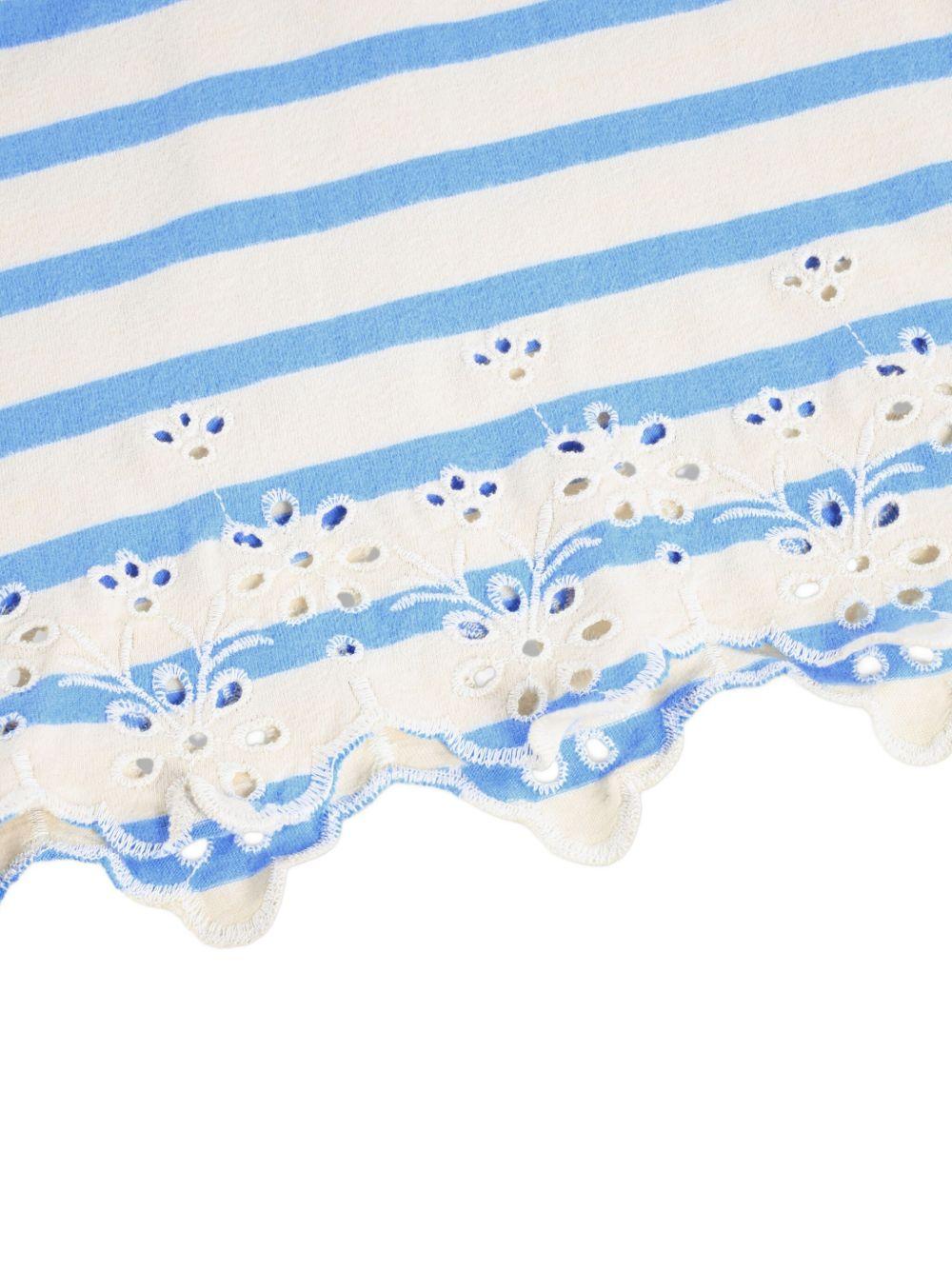 T-shirt Rosita per bambina Molo multicolore con design a righe 2S26A223 9494 MOLO KIDS 