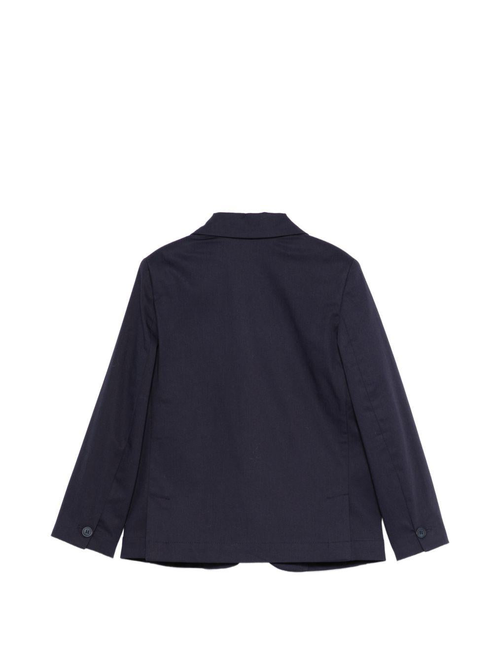 Blazer per bambino Fay Kids blu con tasche anteriori con patta FY2Q04 G0019 620 FAY KIDS 