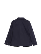 Blazer per bambino Fay Kids blu con tasche anteriori con patta FY2Q04 G0019 620 FAY KIDS 