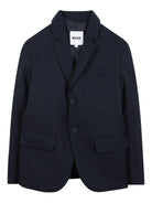 Abito da bambino Boss Kids blu navy con revers classici J52684 862 BOSS KIDS 