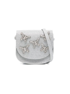 Borsa per bambina Aruna Seth argentata con applicazione farfalle BAG01 SILVER ARUNA SETH KIDS 