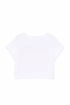 T-shirt per bambina Billieblush bianca con stampa grafica U21951 10P BILLIEBLUSH KIDS 