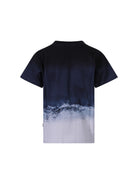 T-shirt per bambino Molo multicolore con stampa a onde 1S26A202 5198 MOLO KIDS 