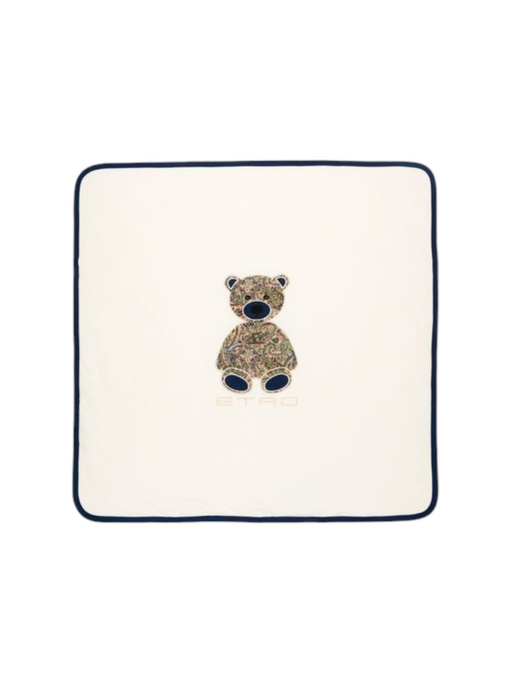 Coperta per neonati Etro Kids avorio con motivo orsetto GZ0540 Z3672 102 ETRO KIDS 