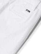 Chino per bambino Emporio Armani Kids bianco con taglio slim 8N4P60 4N6YZ 0100 EMPORIO ARMANI KIDS 