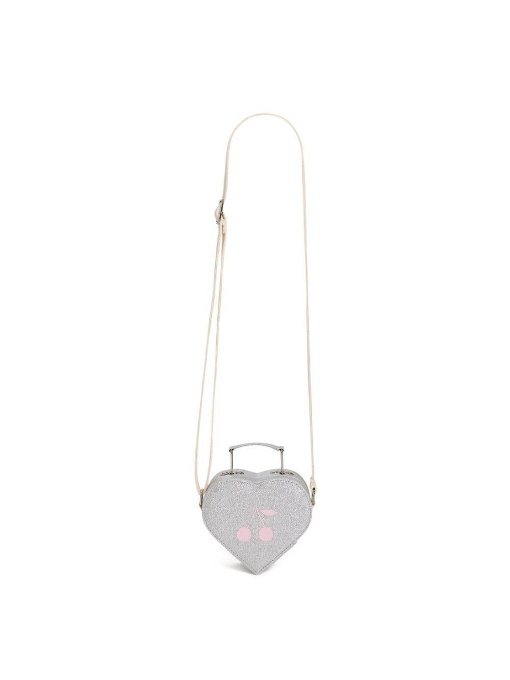 Borsa per bambina Bonpoint argento con effetto glitterato P06GBAW00001 089 BONPOINT KIDS 