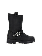Stivaletto in perlle per bambina Monnalisa Kids nero con fibbia 8CH016 8790 0050 MONNALISA KIDS 