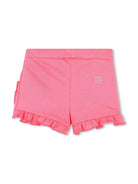 Shorts per neonata Givenchy Kids rosa con ruches con design a più strati H30660 488 GIVENCHY KIDS 