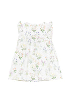 Abito Cacao per neonata Molo beige con stampa floreale all-over 4S26E107 9541 MOLO KIDS 