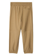 Pantaloni Equestrian Knight per bambino Burberry Kids beige con vita elasticizzata 8100149 B9719 BURBERRY KIDS 