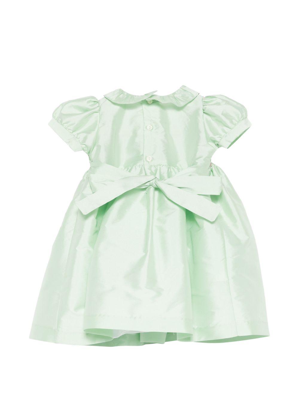 Abito per neonata Mariella Ferrari verde menta con maniche corte a sbuffo ATA1 072 MARIELLA FERRARI KIDS 
