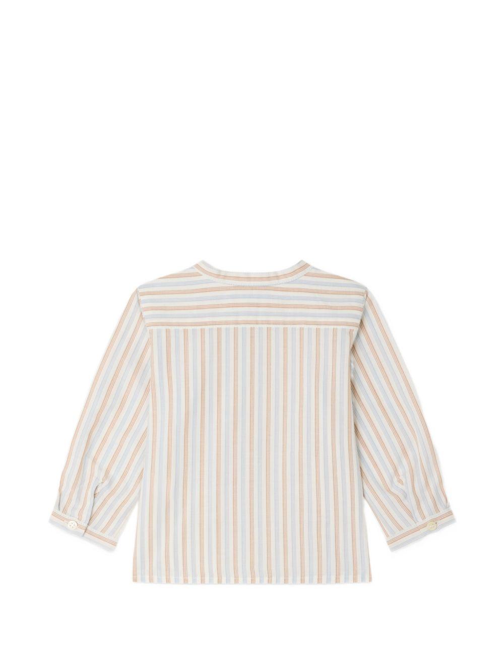 Camicia per neonato Bonpoint multicolore con motivo a righe S06YSHW00004 210 BONPOINT KIDS 