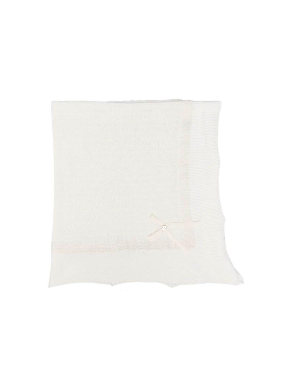 Coperta per neonati Paz Rodriguez avorio con pizzo Paz V26 029-123235 6062 PaZ RODRIGUEZ KIDS 