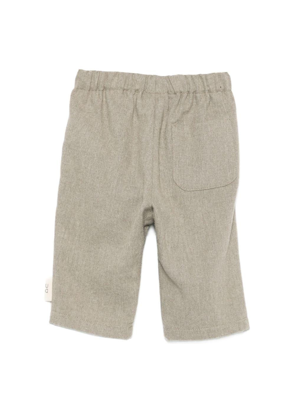 Pantaloni per neonato Douuod Kids beige con elastico in vita DZ6030 I0337 903 DOUUOD KIDS 