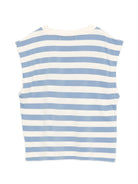 T-shirt senza maniche Bobo Choses multicolore con motivo a righe B126AC140 199 BOBO CHOSES KIDS 
