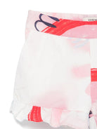 Bermuda per bambina Scotch & Soda Kids bianco con stampa astratta 179297 101 SCOTCH&SODA 