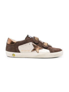 Sneakers per bambino Golden Goose Kids marroni con dettaglio stella sul lato F00143F008778 15451 GOLDEN GOOSE KIDS 