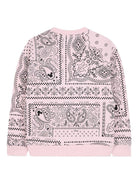 Felpa per bambina Marc Jacobs Kids x Disney Mickey Mouse rosa con stampa paisley W60575 475 THE MARC JACOBS KIDS 