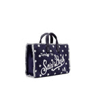 Phone bag MC2 Saint Barth blu con motivo a pois PHONE001 03285L MC2 ST. BARTH KIDS 