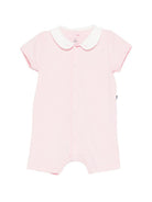 Tutina per neonata Petit Bateau rosa con colletto alla Peter Pan A0FSZ 01 PETIT BATEAU KIDS 