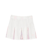Gonna plissettata per bambina Emilio Pucci Junior bianca con stampa PY7A71 S0228 101BC EMILIO PUCCI KIDS 