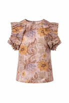 T-shirt Awaken per bambina Zimmermann Kids multicolore con stampa floreale 5943TR S263 ZIMMERMANN KIDS 
