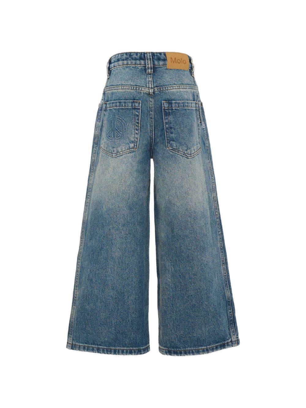 Jeans bambino Molo Kids blu in tessuto denim 6W26I105 5918 MOLO KIDS 