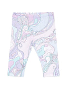 Pantaloni per neonata Emilio Pucci Junior multicolore con stampa Iride PZ6020 Z3344 51SCE EMILIO PUCCI KIDS 