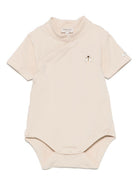 Body per neonata Donsje Frenky beige con dettaglio con ricamo ad ape 3036401 00037 DONSJE KIDS 