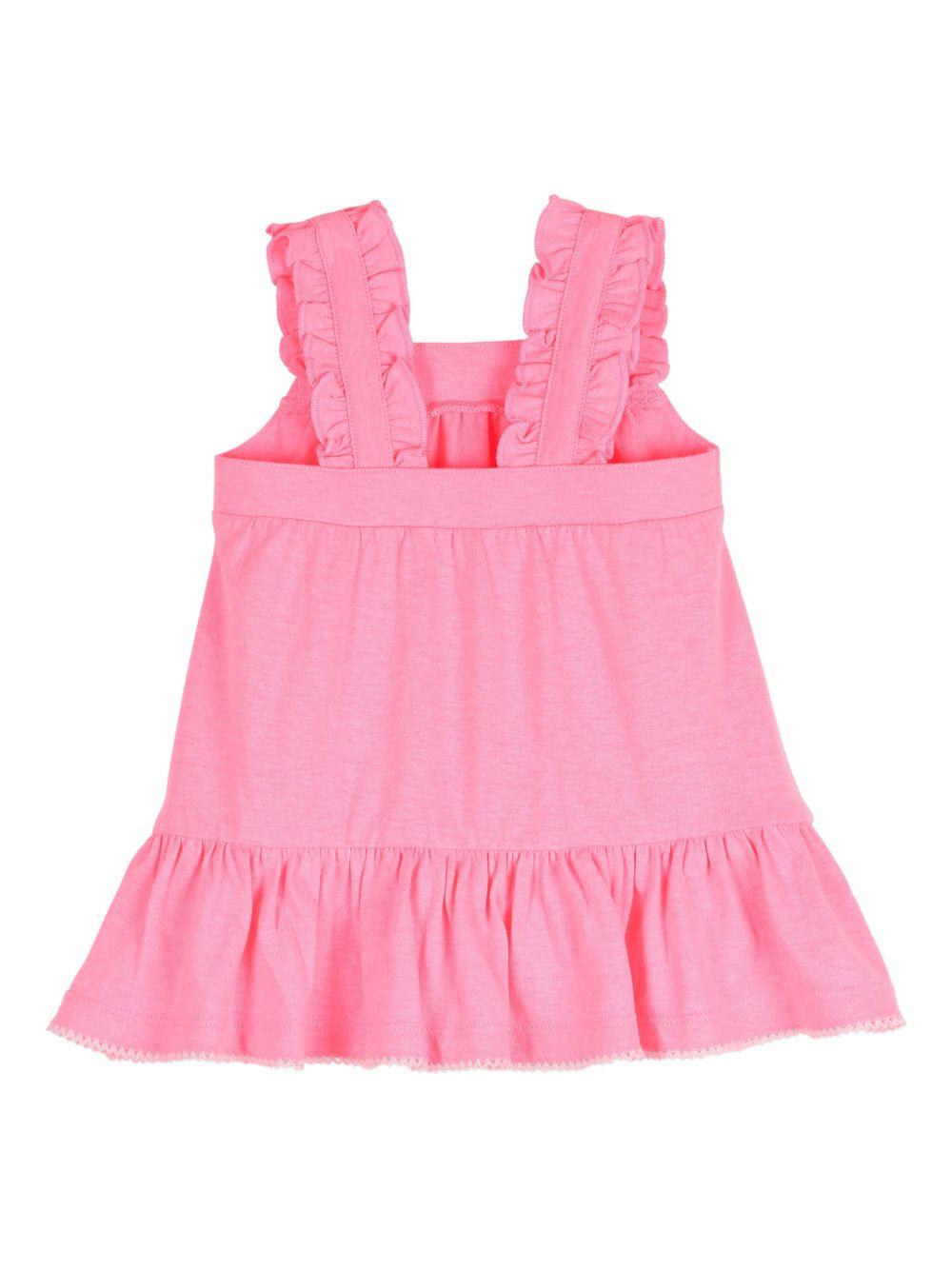 Abito per neonata Billieblush rosa con applicazione floreale U21788 499 BILLIEBLUSH KIDS 