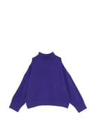 Maglione per bambina Emilio Pucci Kids viola con collo alto PZ9A00 Z2362 529 EMILIO PUCCI KIDS 