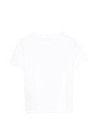 T-shirt per bambino Balmain Kids bianca con logo sul davanti BY8Q21 Z3672 100NE BALMAIN KIDS 