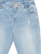 Shorts per neonato Balmain Kids denim con vita elasticizzata BY6520 Z3664 615 BALMAIN KIDS 