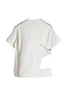 T-shirt per bambino Fendi Kids bianca con stampa grafica JMI525 AVWL F0TU9 FENDI KIDS 