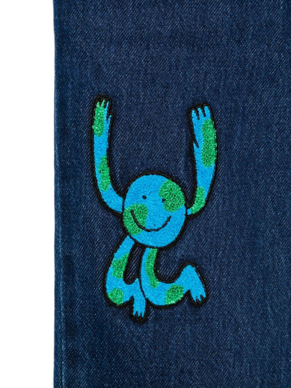 Jeans per bambino Stella McCartney Kids Earth Friends in denim TX6P70 Z0746 635 STELLA McCARTNEY KIDS 
