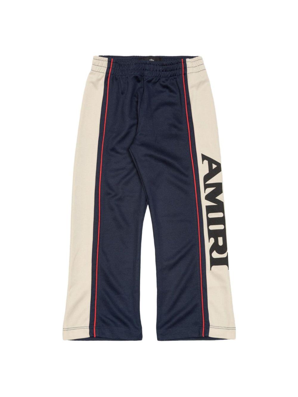 Pantaloni sportivi per bambino Amiri Kids blu con dettaglio logo ACBMPA1001 508 AMIRI KIDS 